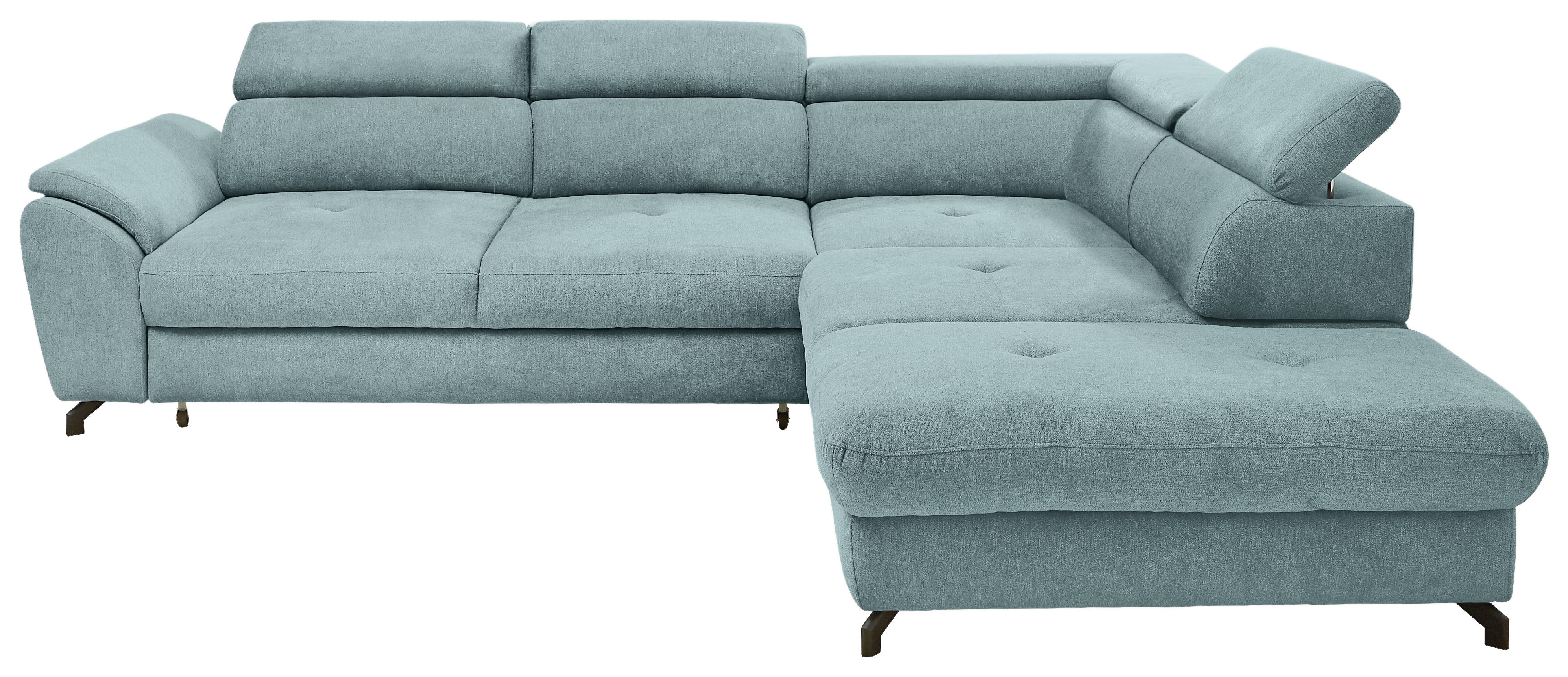 Detail Graues Sofa Blaue Wand Nomer 5