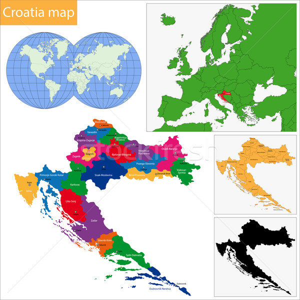 Detail Kroatien Karte Europa Nomer 13
