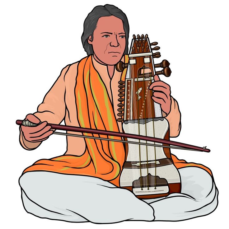 Detail Indisches Musikinstrument Nomer 18