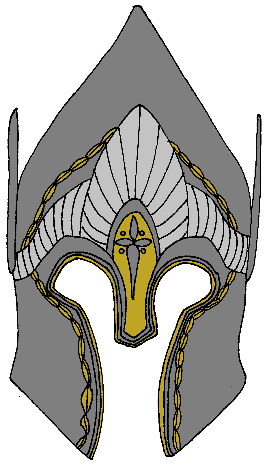 Detail Sauron Helm Nomer 11