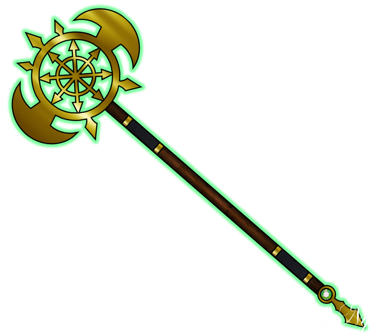 Detail Chaos Wand Magic Nomer 3