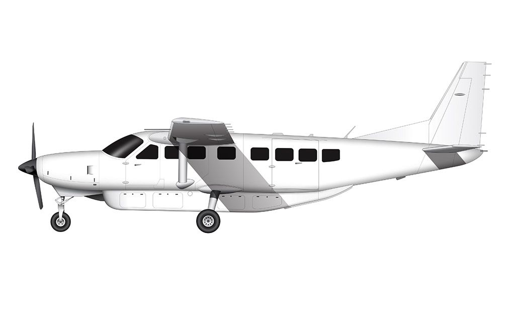 Cessna Side View - KibrisPDR
