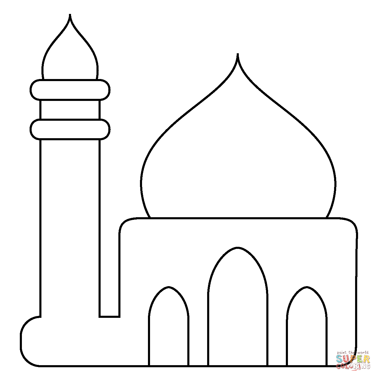 Detail Moschee Zeichnen Nomer 22