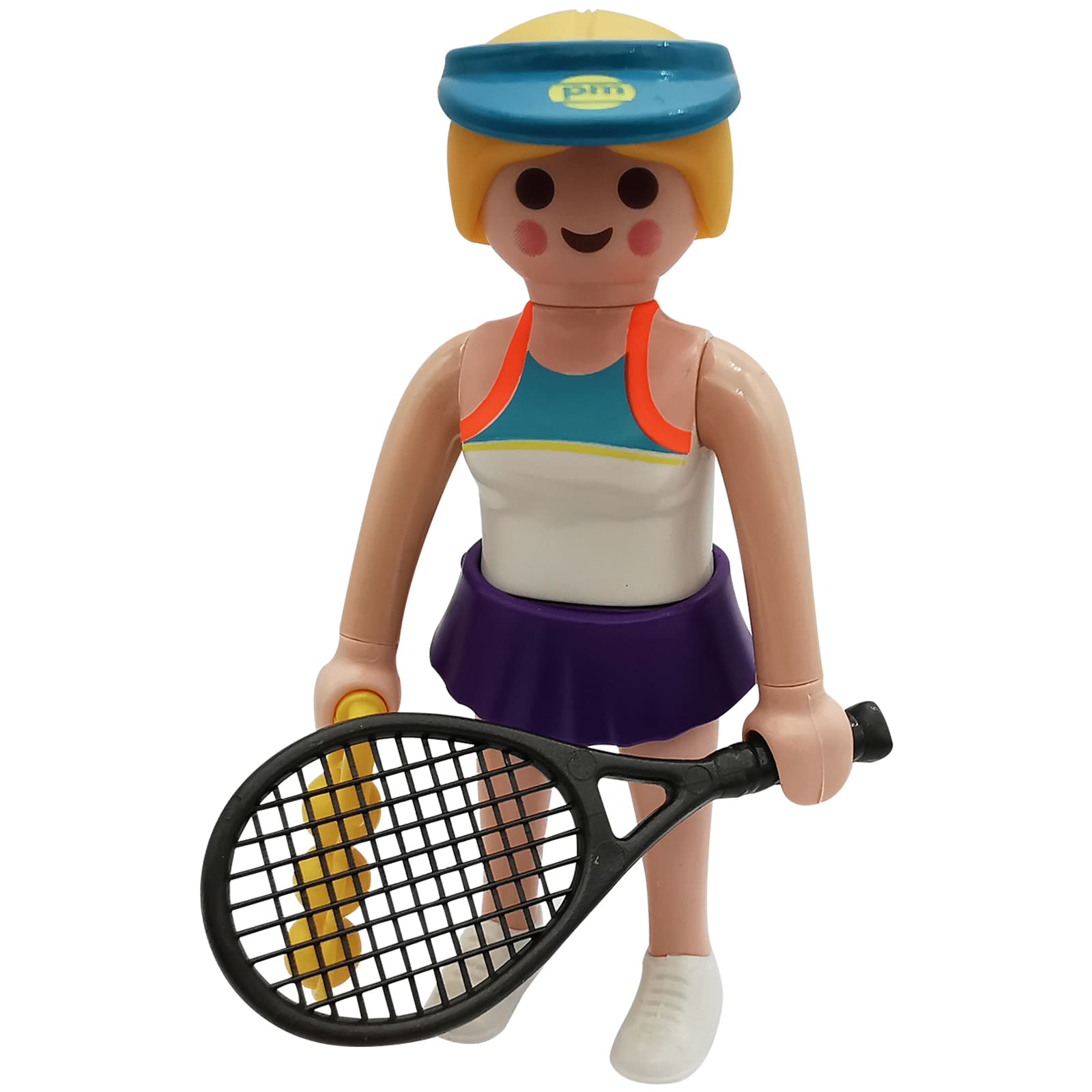 Detail Tennisspielerin Figur Nomer 4