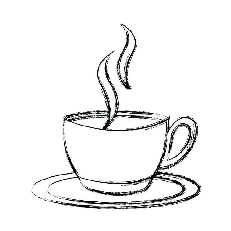 Coffee Cup Drawing - KibrisPDR