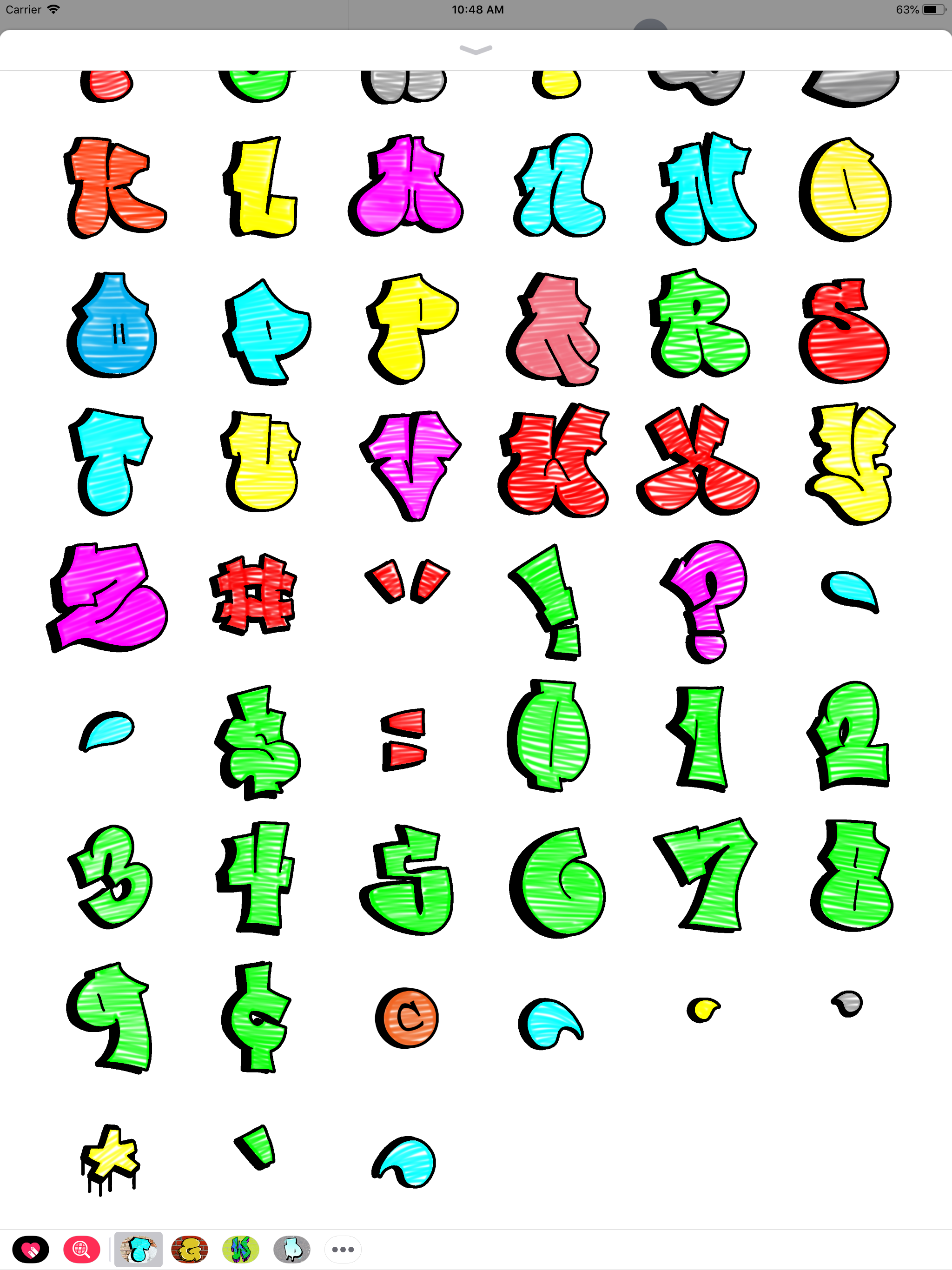 Detail Spray Font Nomer 8