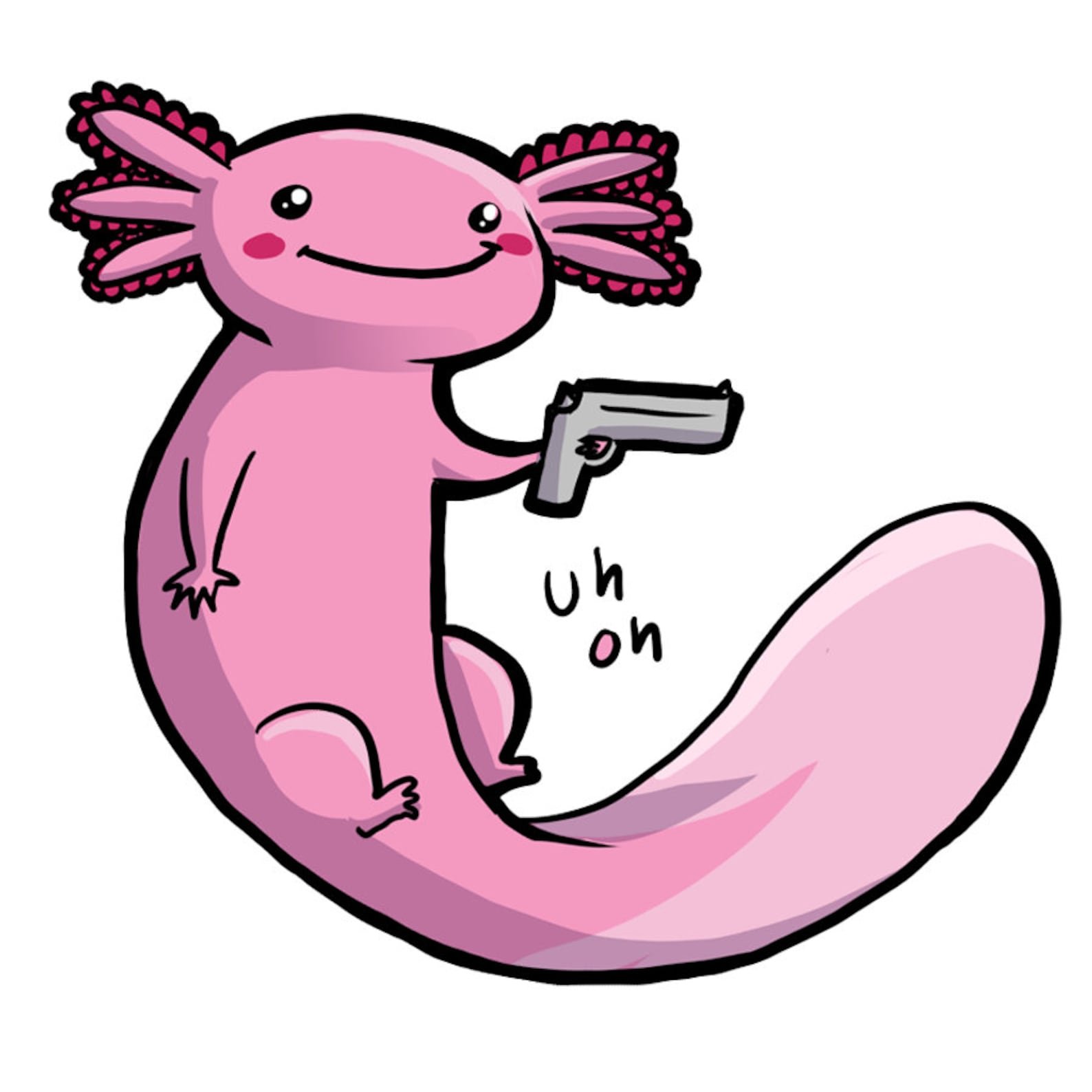 Axolotl Leuchtend - KibrisPDR