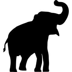 Elefant Umriss - KibrisPDR