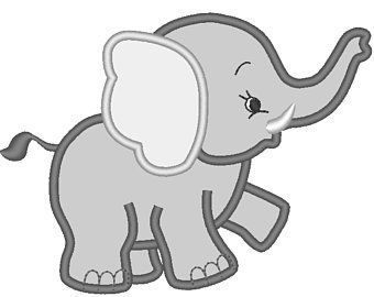 Detail Elefant Umriss Nomer 12