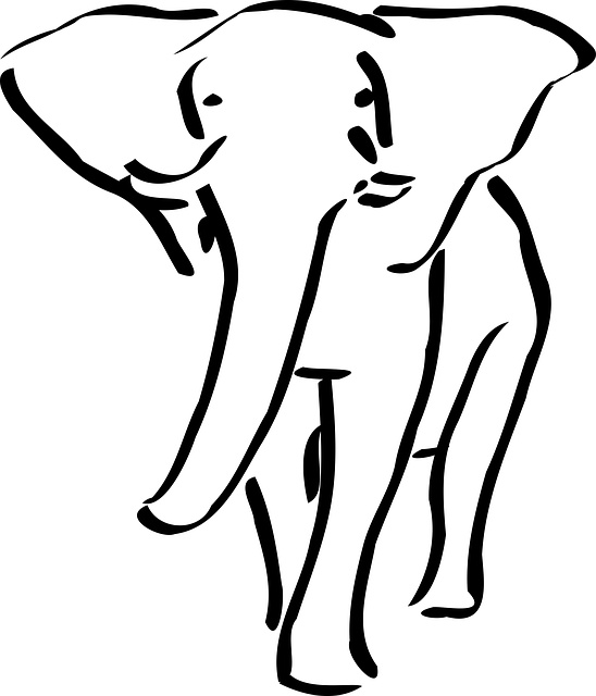 Detail Elefant Umriss Nomer 15