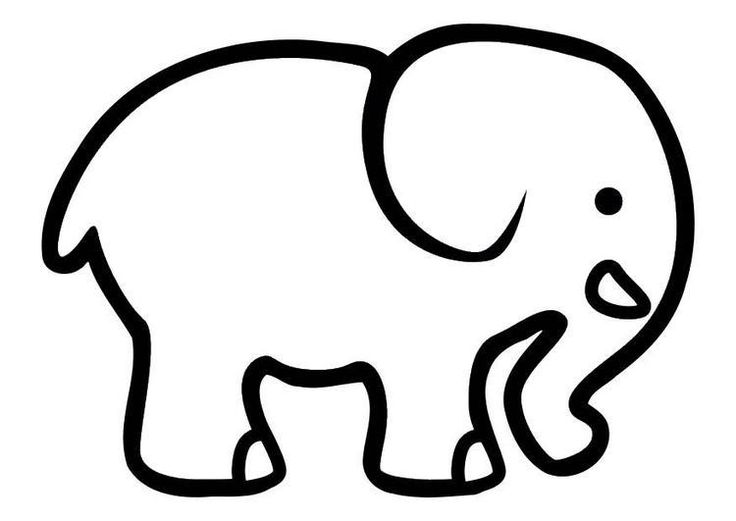 Detail Elefant Umriss Nomer 18
