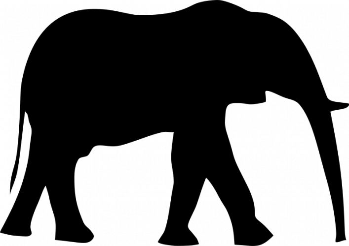 Detail Elefant Umriss Nomer 3