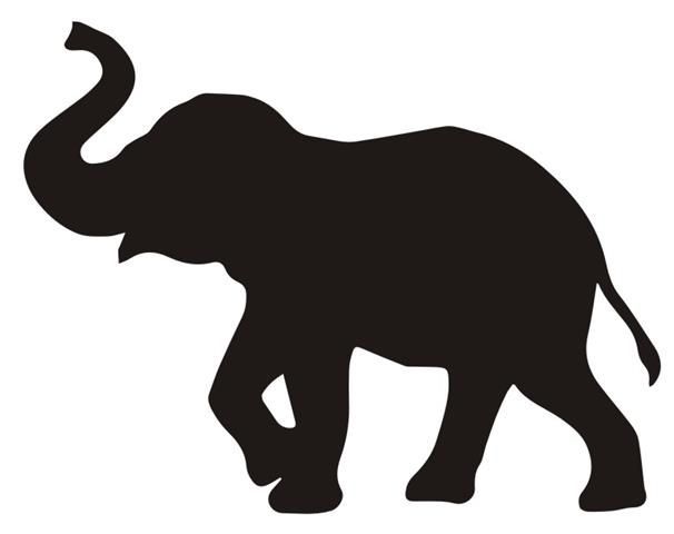 Detail Elefant Umriss Nomer 6