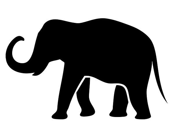 Detail Elefant Umriss Nomer 7