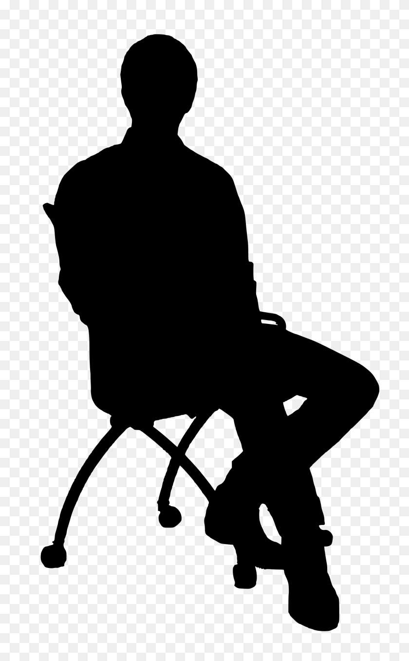 Detail Silhouette People Sitting Png Nomer 20