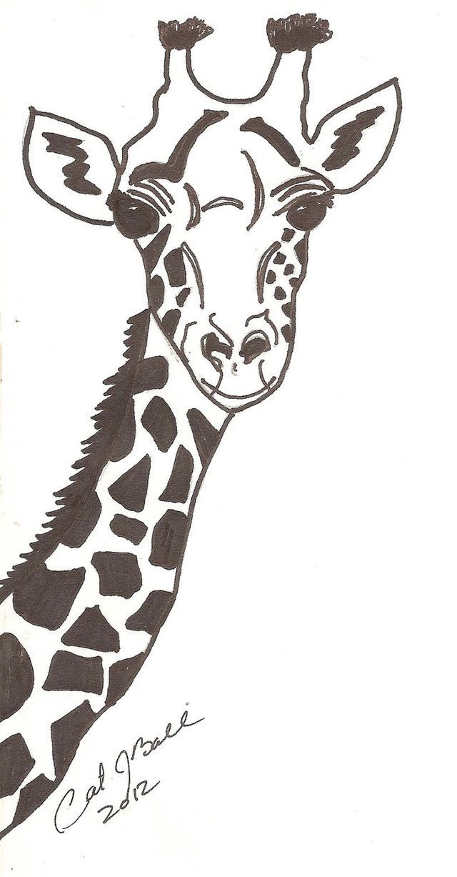 Detail Vorlage Giraffe Malen Nomer 11