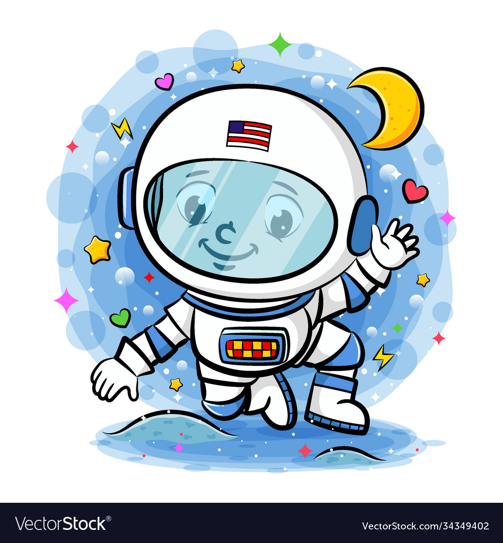 Detail Astronaut Vector Nomer 13