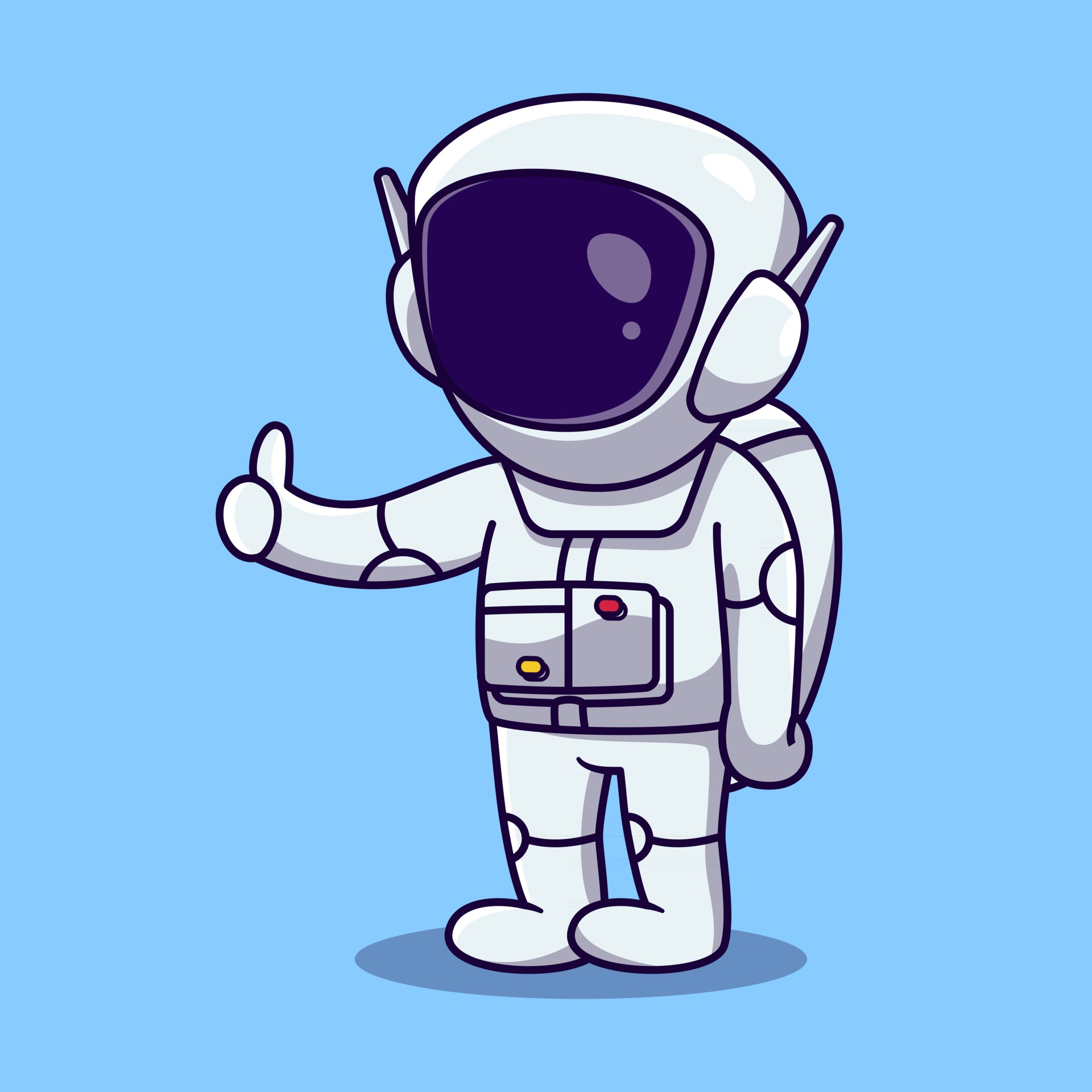 Detail Astronaut Vector Nomer 2