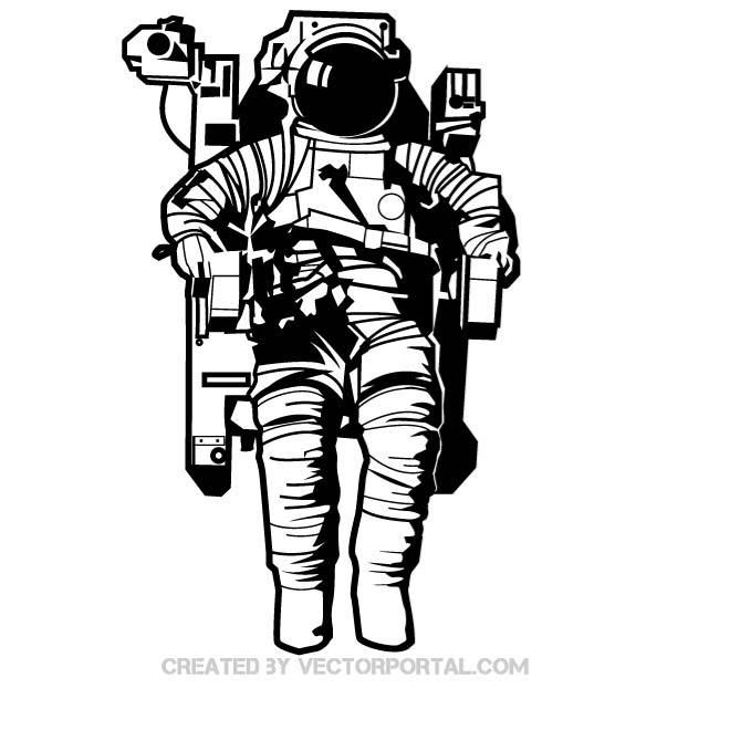 Detail Astronaut Vector Nomer 6