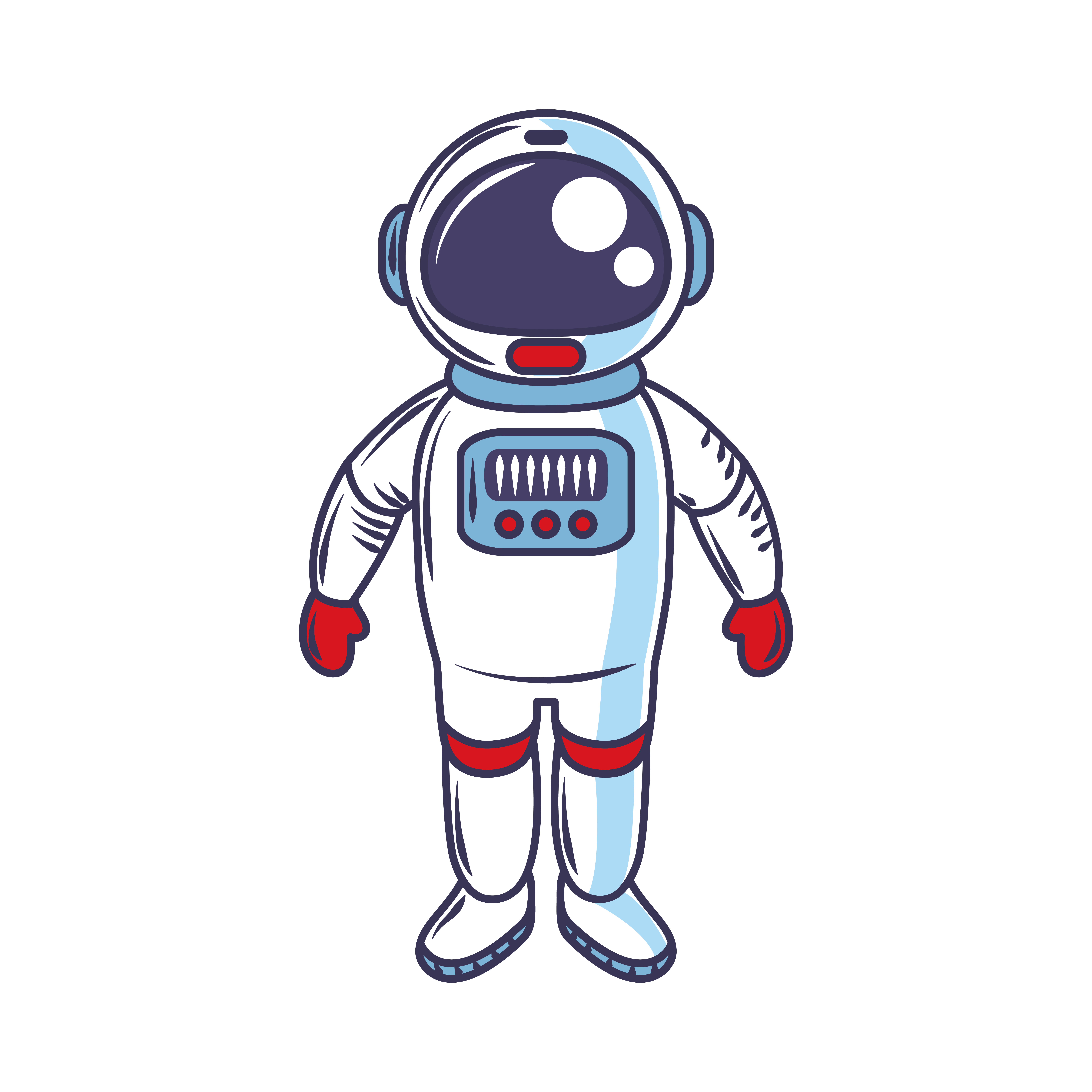 Detail Astronaut Vector Nomer 9