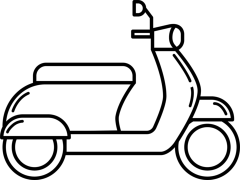 Detail Ausmalbild Roller Nomer 11