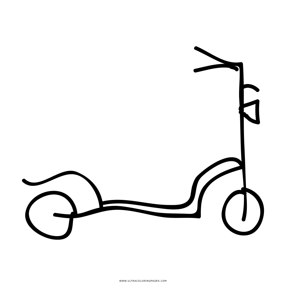 Detail Ausmalbild Roller Nomer 3