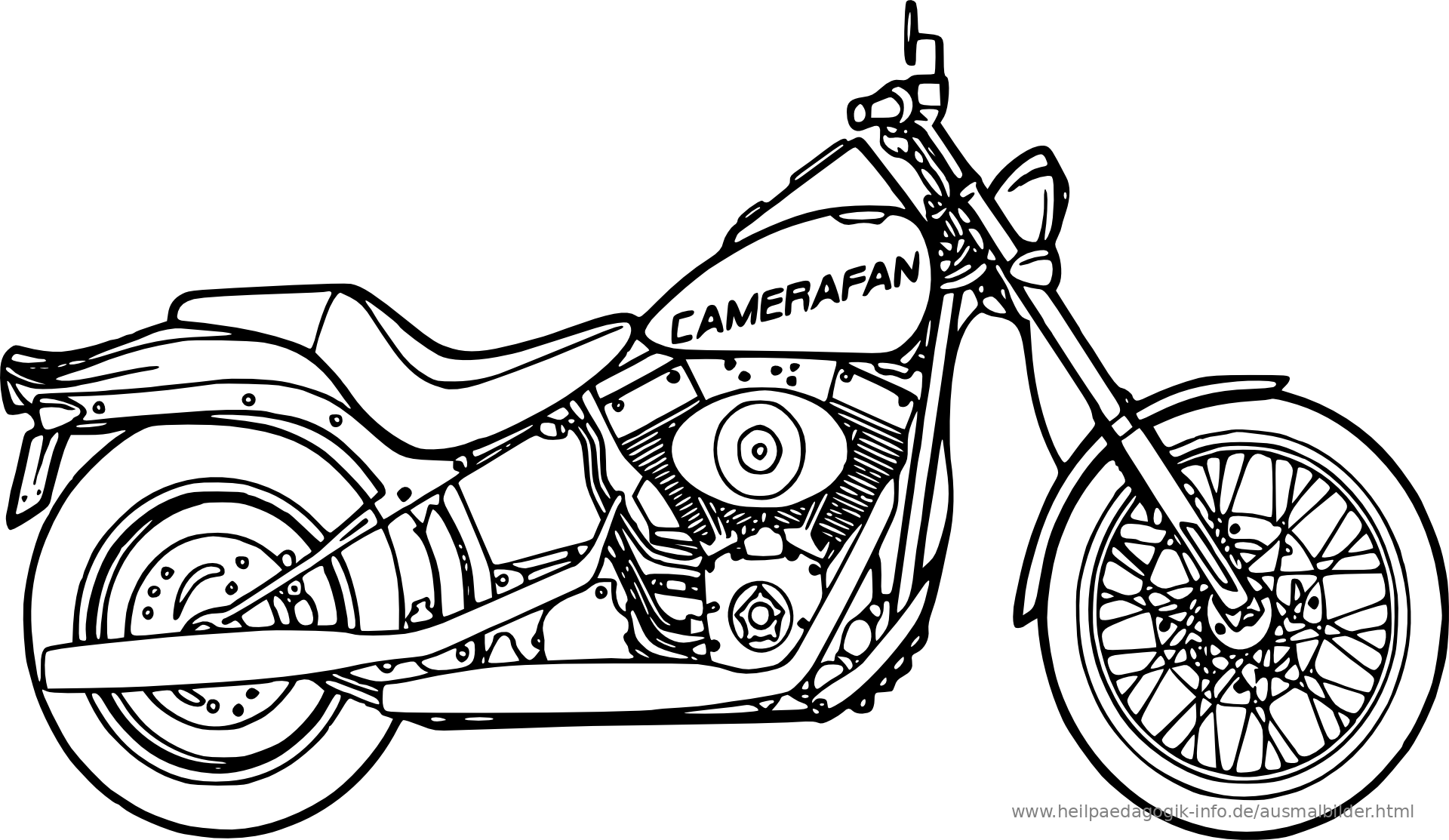 Detail Ausmalbild Roller Nomer 6