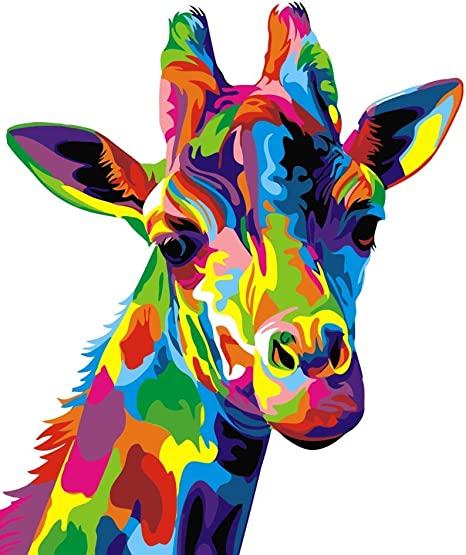 Detail Bild Giraffe Bunt Nomer 18