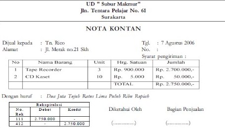 Detail Contoh Gambar Bukti Transaksi Nomer 6