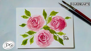 Detail Contoh Gambar Bunga Di Kanvas Yang Mudah Nomer 30