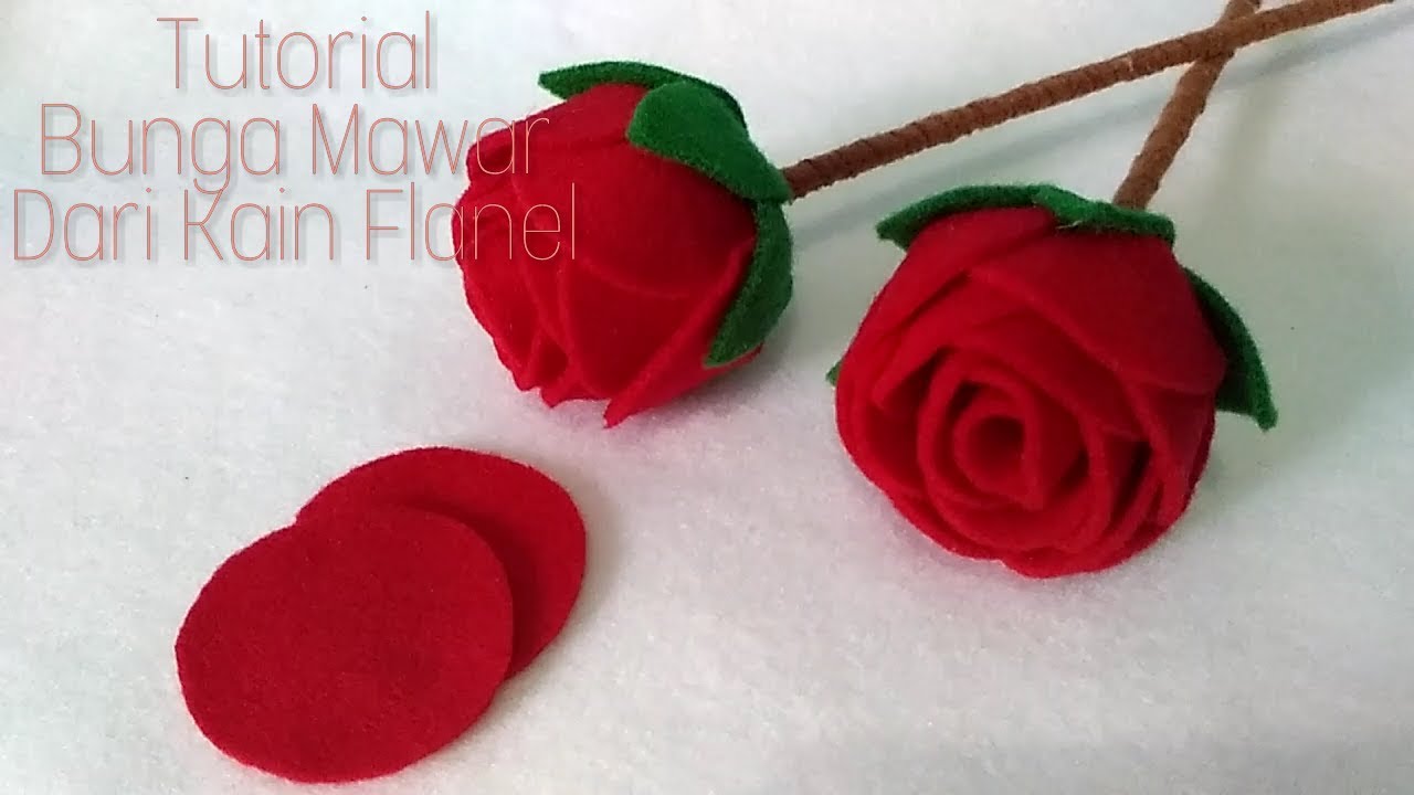 Detail Contoh Gambar Bunga Mawar Dari Kain Flanel Nomer 2