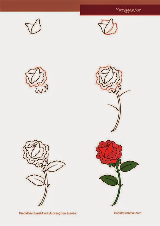 Detail Contoh Gambar Bunga Mawar Sederhana Nomer 51