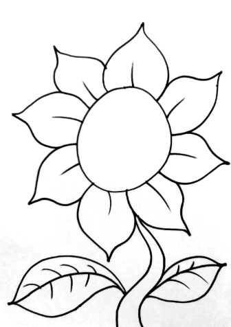 Detail Contoh Gambar Bunga Tanpa Warna Nomer 8