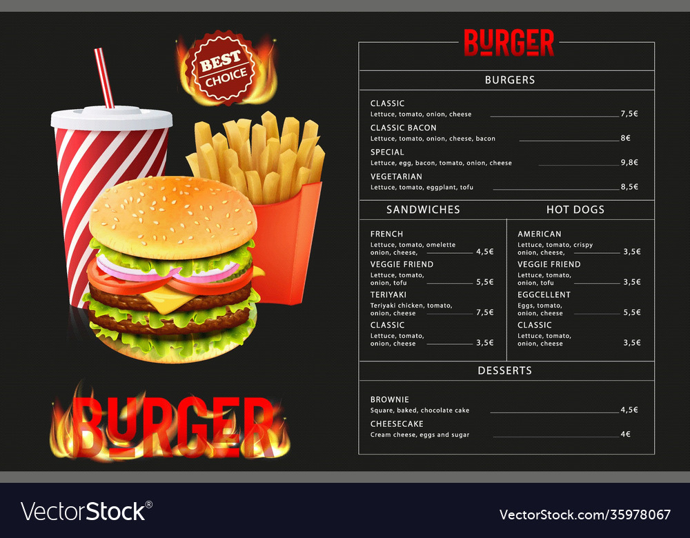 Detail Contoh Gambar Burger Nomer 47