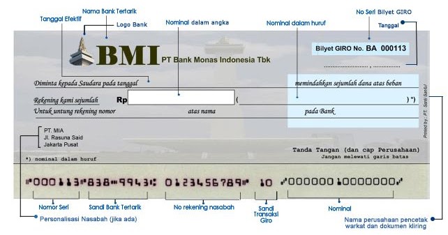 Detail Contoh Gambar Cek Atas Unjuk Nomer 43