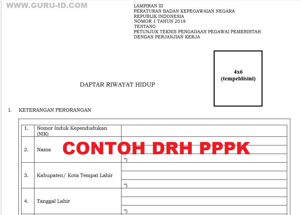 Detail Contoh Gambar Daftar Riwayat Hidup Nomer 52