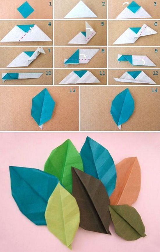 Detail Contoh Gambar Daun Dari Kertas Origami Nomer 2