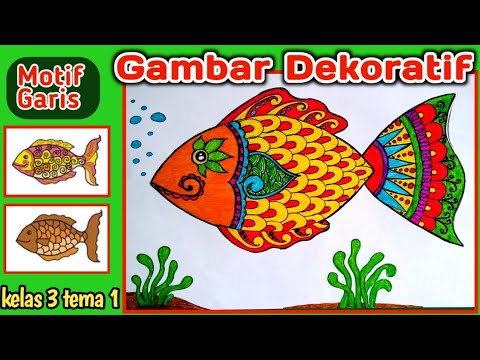 Detail Contoh Gambar Dekoratif Hewan Nomer 53