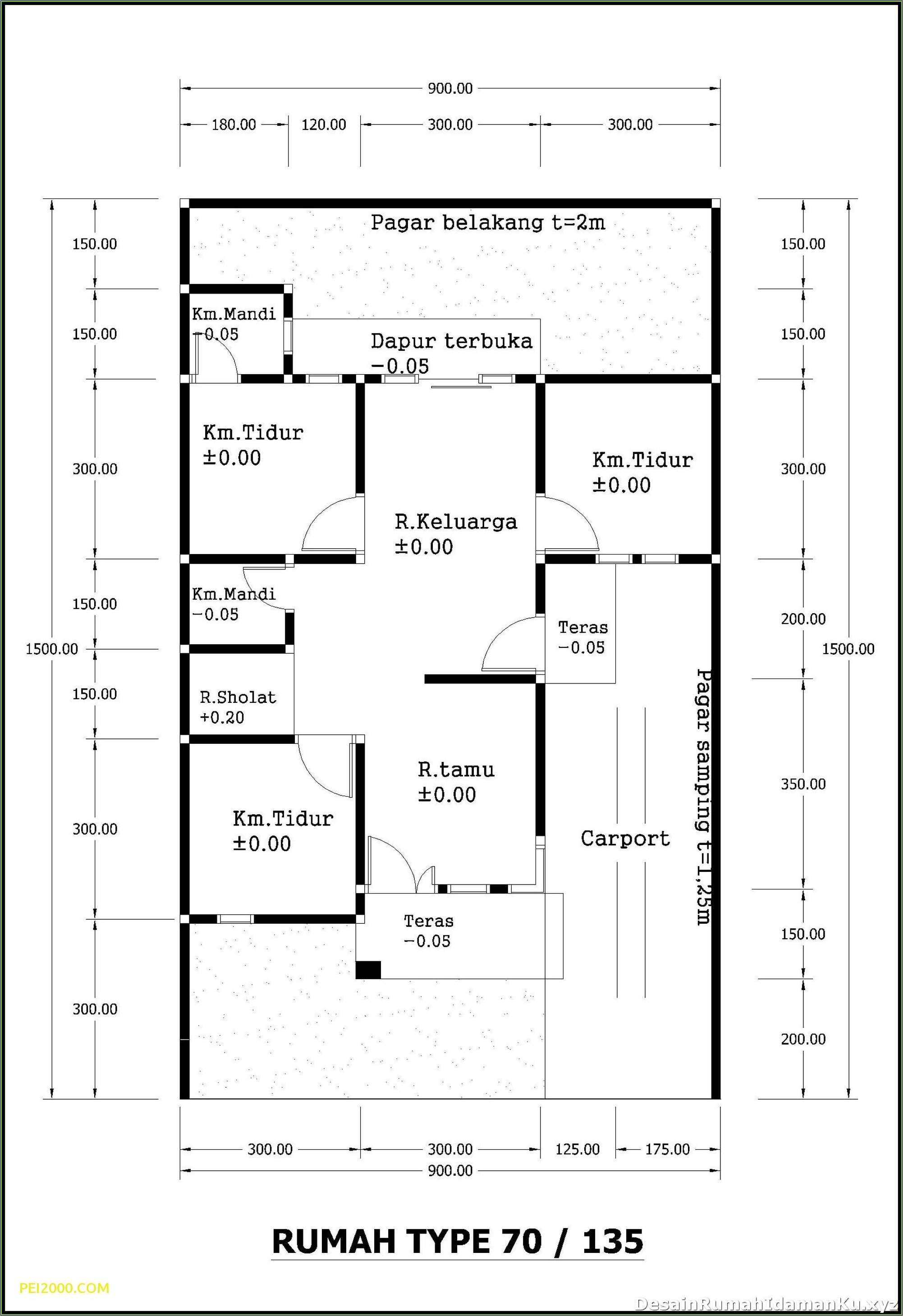 Detail Contoh Gambar Denah Nomer 11