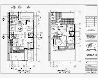 Detail Contoh Gambar Denah 2 Lantai Nomer 30