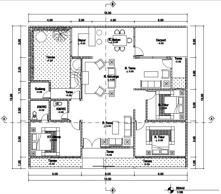 Detail Contoh Gambar Denah Nomer 22