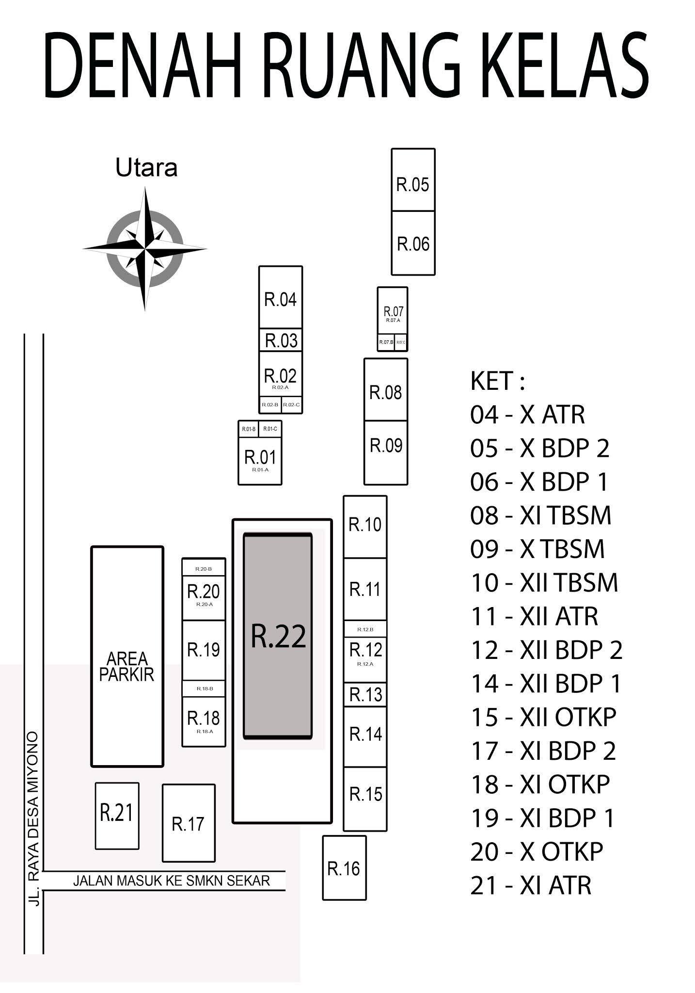 Detail Contoh Gambar Denah Kelas Nomer 44