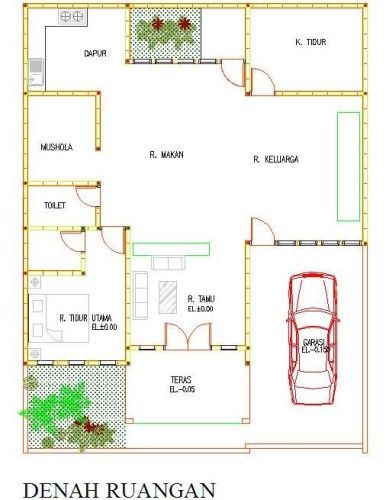 Contoh Gambar Denah Rumah Impian - KibrisPDR