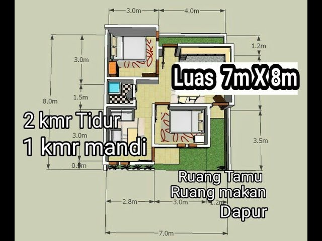 Detail Contoh Gambar Denah Rumah Sederhana Nomer 36