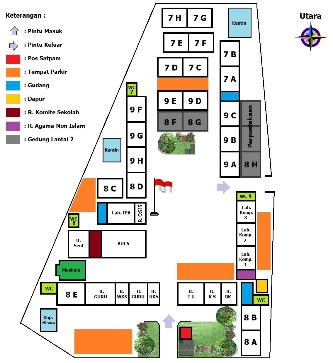 Detail Contoh Gambar Denah Sekolah Koleksi Nomer 20