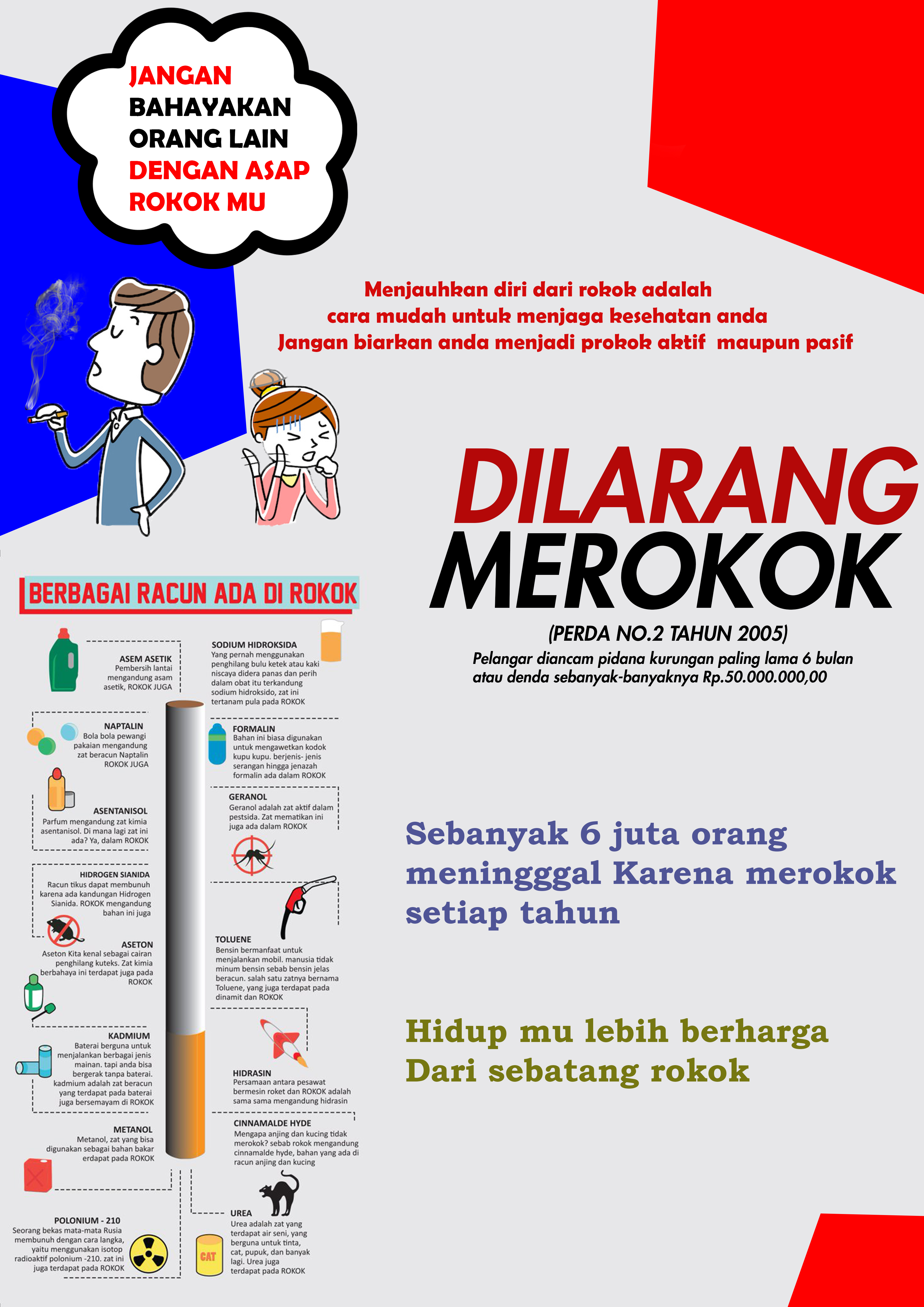 Detail Contoh Gambar Dilarang Merokok Nomer 29