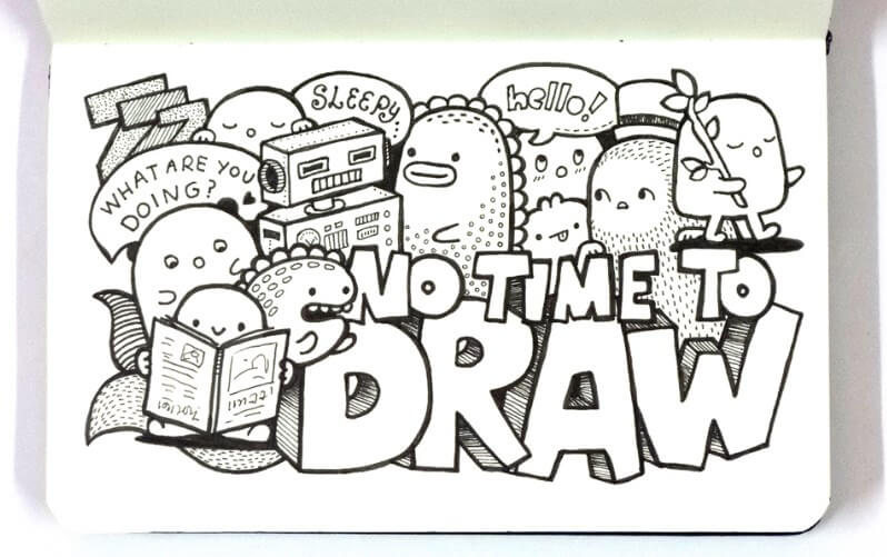Detail Contoh Gambar Doodle Simple Nomer 53