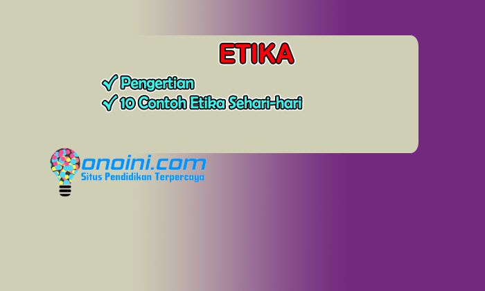 Detail Contoh Gambar Etika Nomer 5