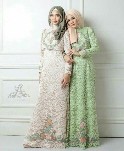 Detail Contoh Gambar Gamis Brokat Nomer 42