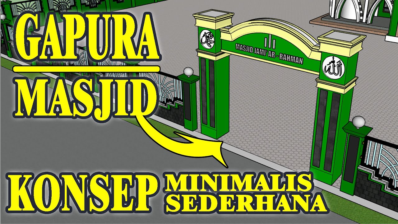 Detail Contoh Gambar Gapura Minimalis Nomer 21